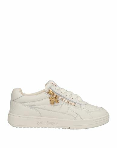 Palm Angels Man Sneakers White Leather Cover