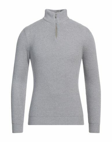 Eleventy Man Turtleneck Light grey Wool Cover