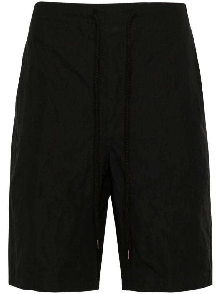 Destin drawstring-waistband cotton shorts - Black Cover