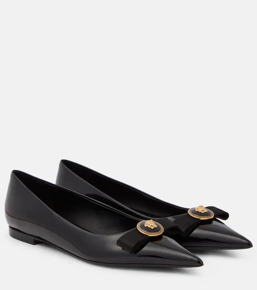 Versace Gianni Medusa leather ballet flats Cover