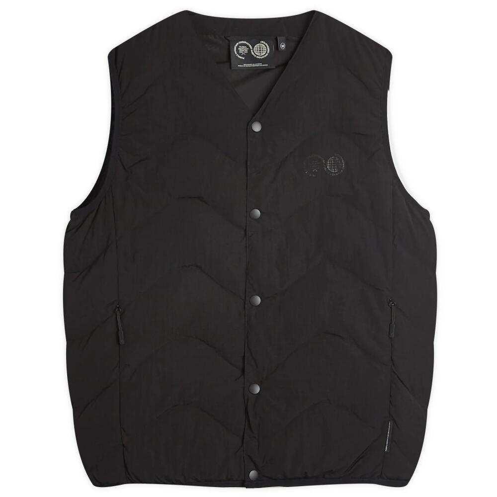 Purple Mountain Observatory Men's Waves Quilted Vest in Black Cover