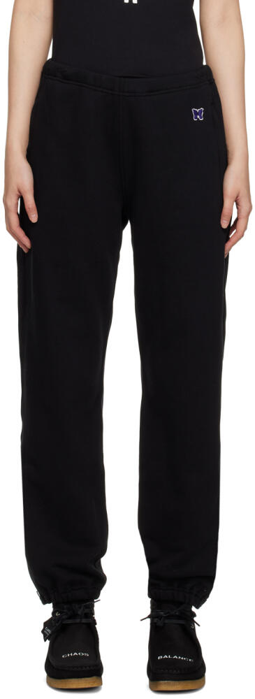 NEEDLES Black Zip Vent Lounge Pants Cover