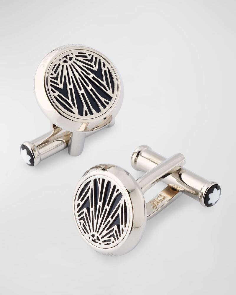 Montblanc Men's Meisterstuck The Origin Stainless Steel Cufflinks Cover