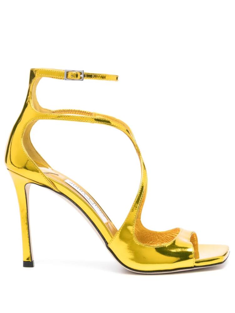 Jimmy Choo Azia 95mm sandals - Yellow Cover