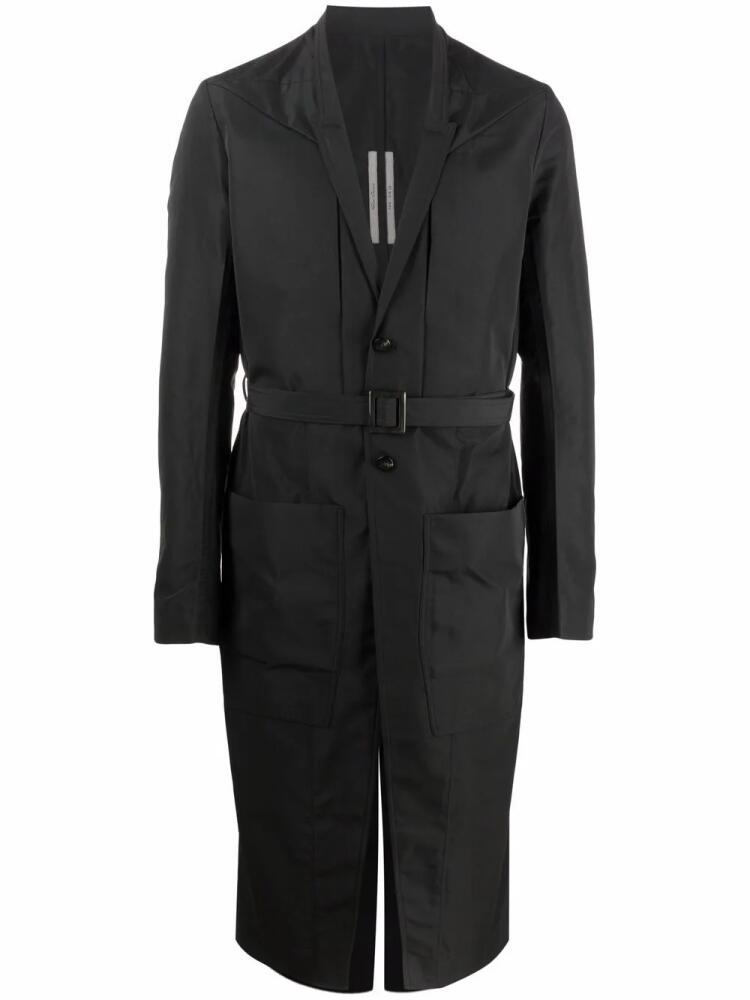 Rick Owens Lido belted coat - Black Cover