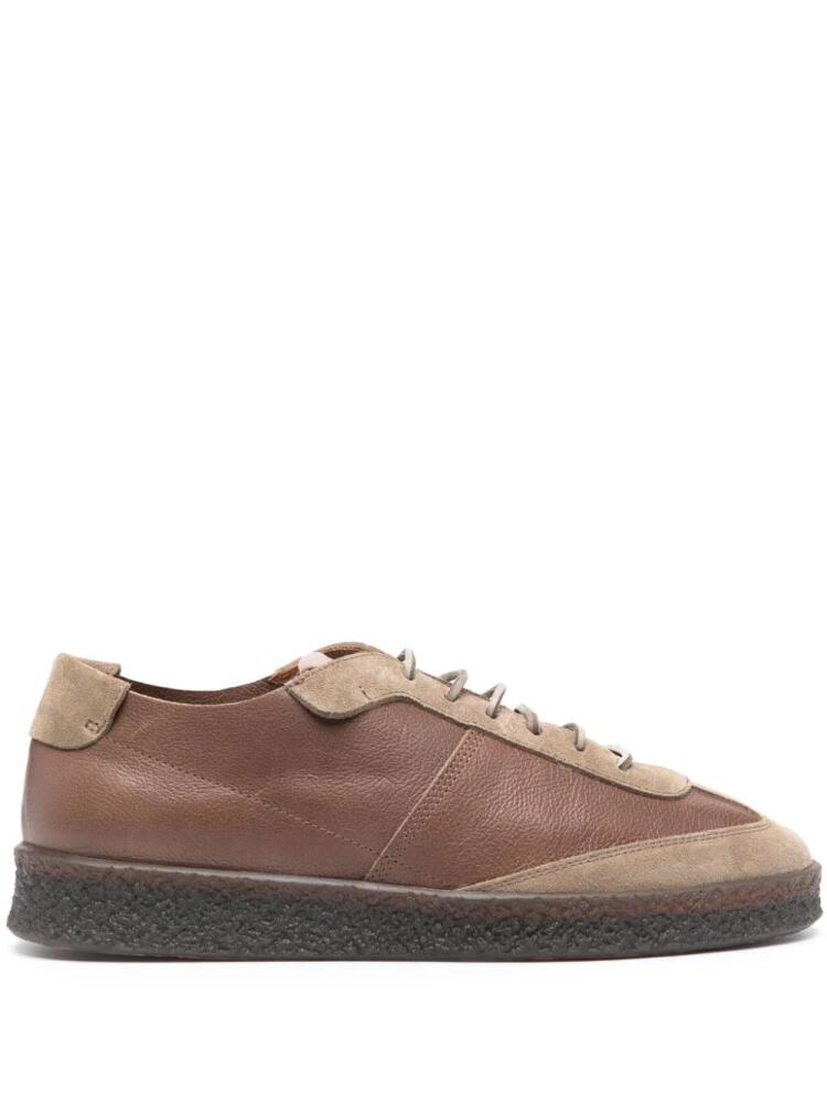 Buttero Crespo leather sneakers - Brown Cover