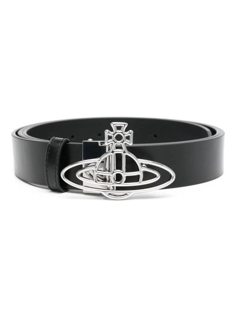 Vivienne Westwood Orb-buckle belt - Black Cover