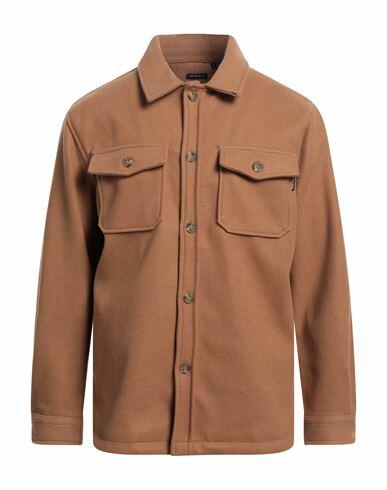 Why Not Brand Man Shirt Camel Polyester Cover