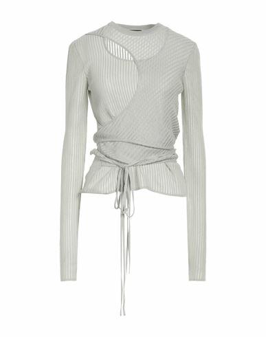 Ann Demeulemeester Woman Sweater Light grey Cotton Cover