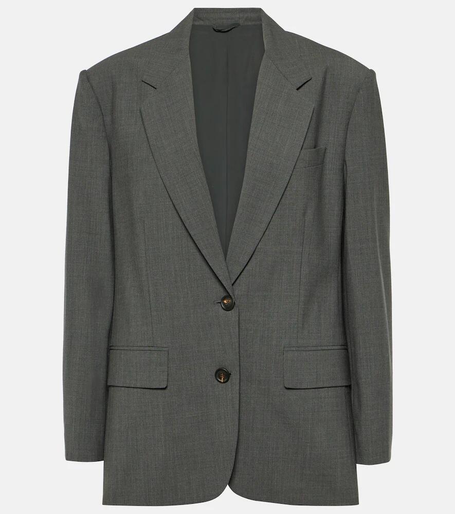 Brunello Cucinelli Oversized wool-blend blazer Cover