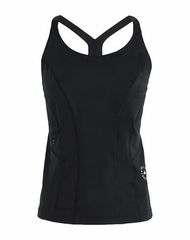 Adidas By Stella Mccartney Asmc Tpr Tank Woman Tank top Black Recycled polyester, Elastane Cover