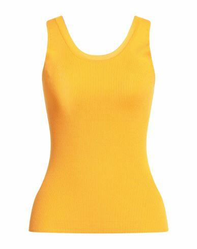 Low Classic Woman Tank top Orange Rayon, Nylon Cover