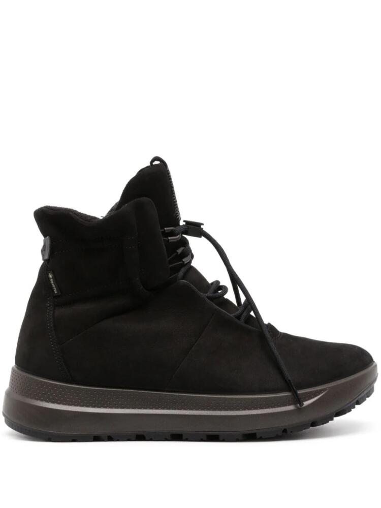 ECCO Solice drawstring suede boots - Black Cover