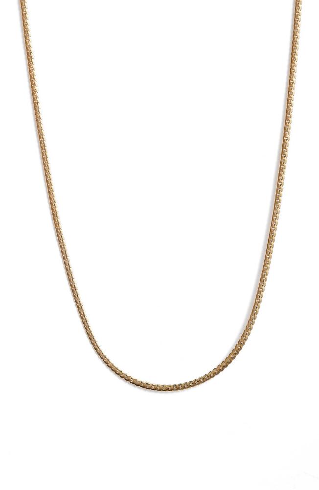 Jenny Bird Aria Curb Chain Necklace in High Polish Gold Cover