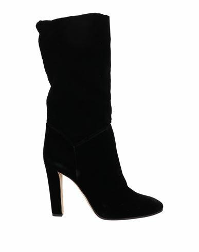 Alberta Ferretti Woman Boot Black Textile fibers Cover