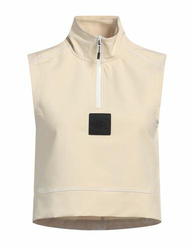 The North Face Woman Top Beige Polyester, Elastane Cover