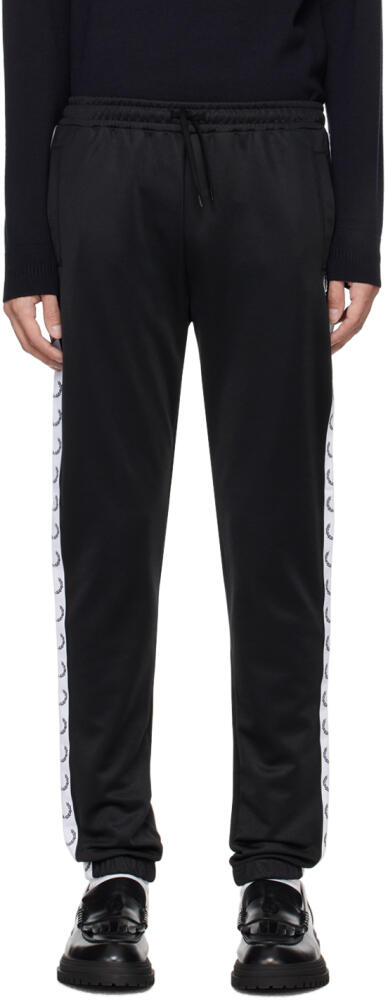 Fred Perry Black Taped Track Pants Cover