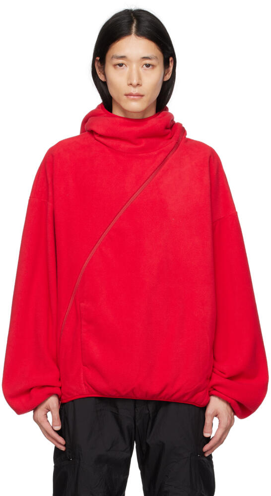 POST ARCHIVE FACTION (PAF) SSENSE Exclusive Red 4.0+ Center Hoodie Cover