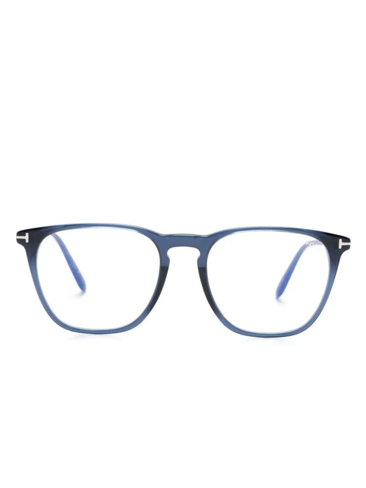 TOM FORD Eyewear wayfarer-frame glasses - Blue Cover