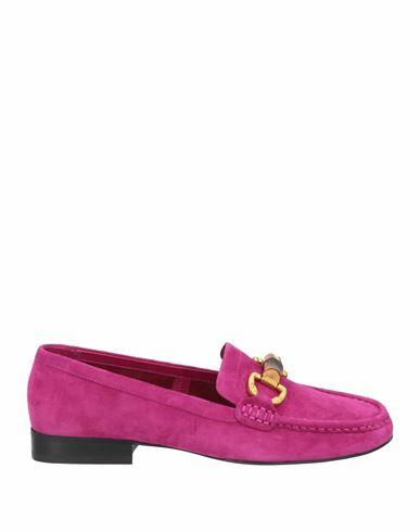 Jeffrey Campbell Woman Loafers Fuchsia Soft Leather Cover