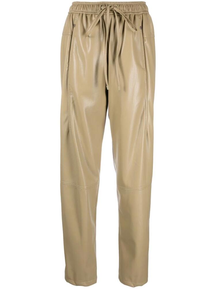 Low Classic faux-leather drawstring trousers - Neutrals Cover