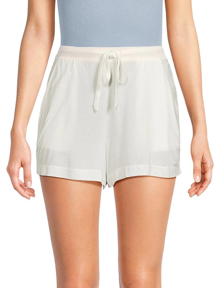 Natori Women's Drawstring Pajama Shorts - Natural Cover