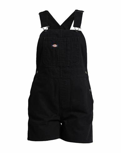 Dickies Woman Overalls Black Cotton Cover