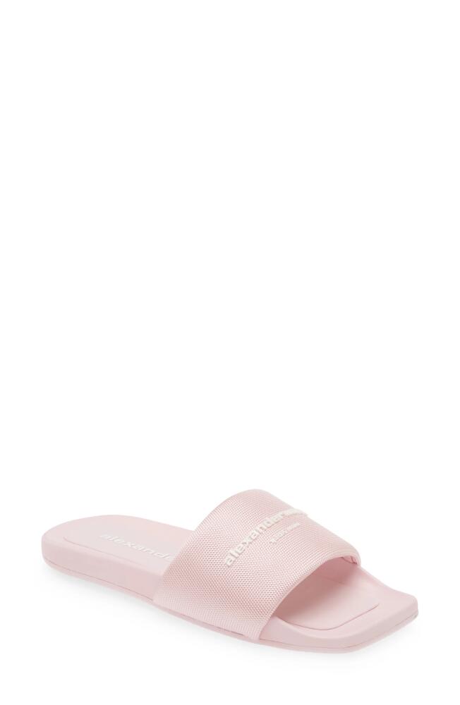 Alexander Wang Pool Slide in Light Pink Cover