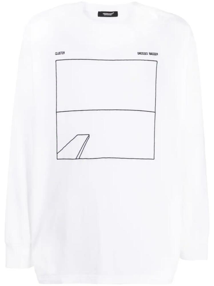 Undercover logo-print cotton T-shirt - White Cover