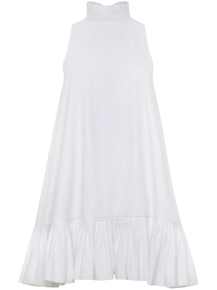 AZEEZA Alcott poplin minidress - White Cover