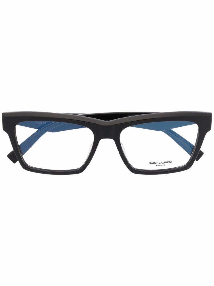 Saint Laurent Eyewear wayfarer-frame glasses - Black Cover