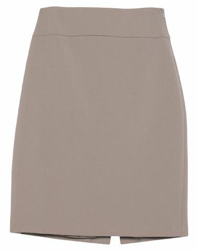 Peserico Woman Mini skirt Dove grey Polyester, Viscose, Cotton, Elastane Cover