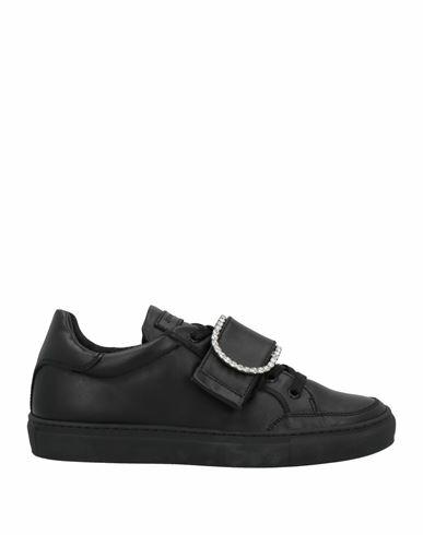 John Galliano Woman Sneakers Black Soft Leather Cover