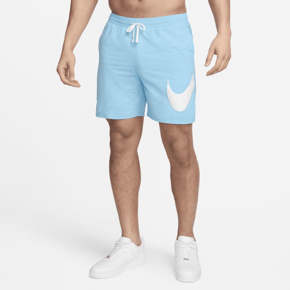 Nike Men's Swim 7" Volley Shorts in Blue Cover