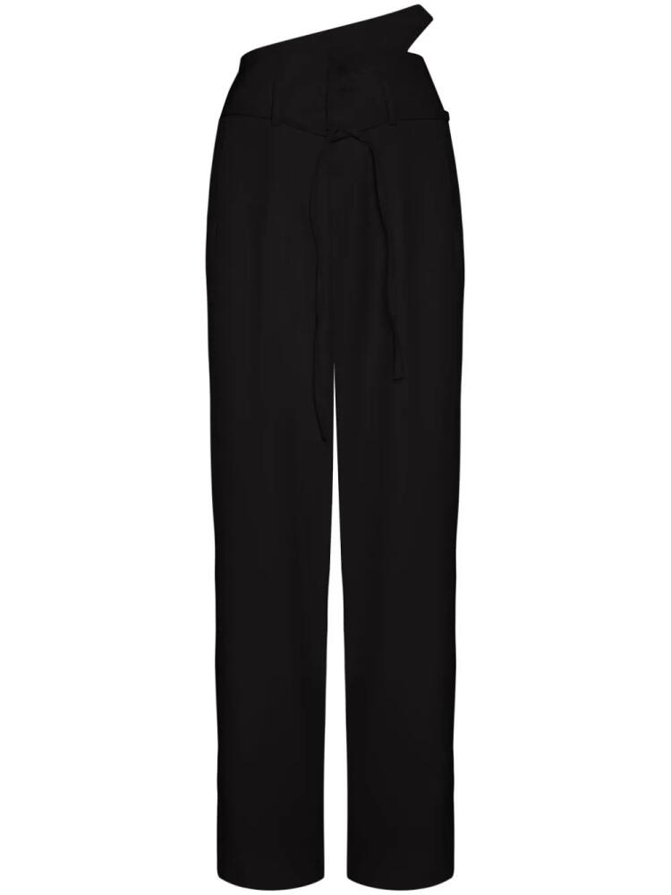 Uma | Raquel Davidowicz high-waisted straight-leg trousers - Black Cover