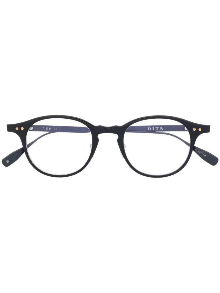 Dita Eyewear Ash engraved-logo glasses - Blue Cover