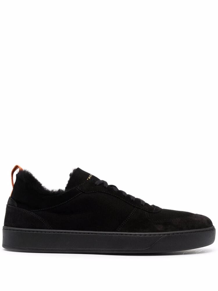 Henderson Baracco almond toe lace-up sneakers - Black Cover