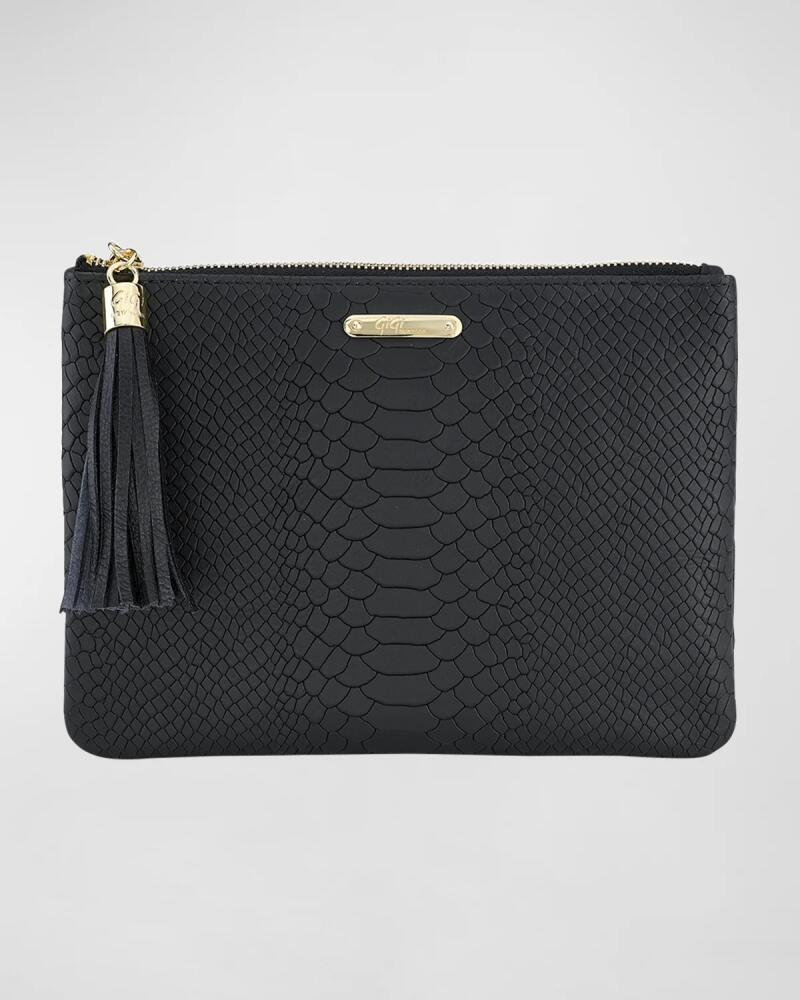 Gigi New York All In One Python-Embossed Clutch Bag Cover