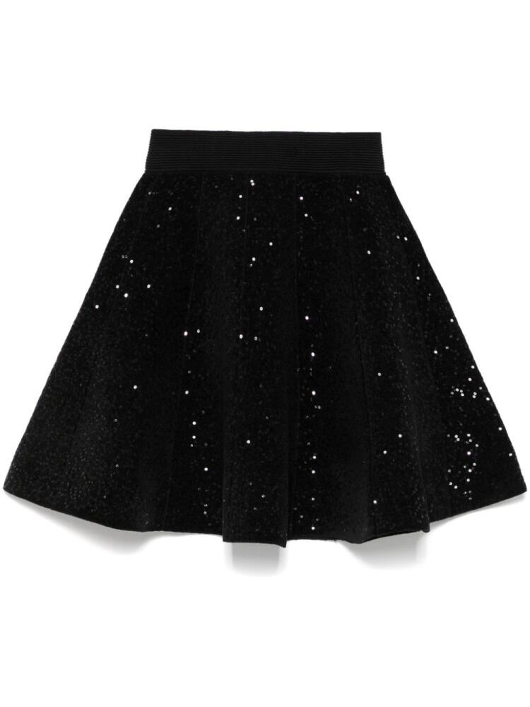 SANDRO sequinned mini skirt - Black Cover