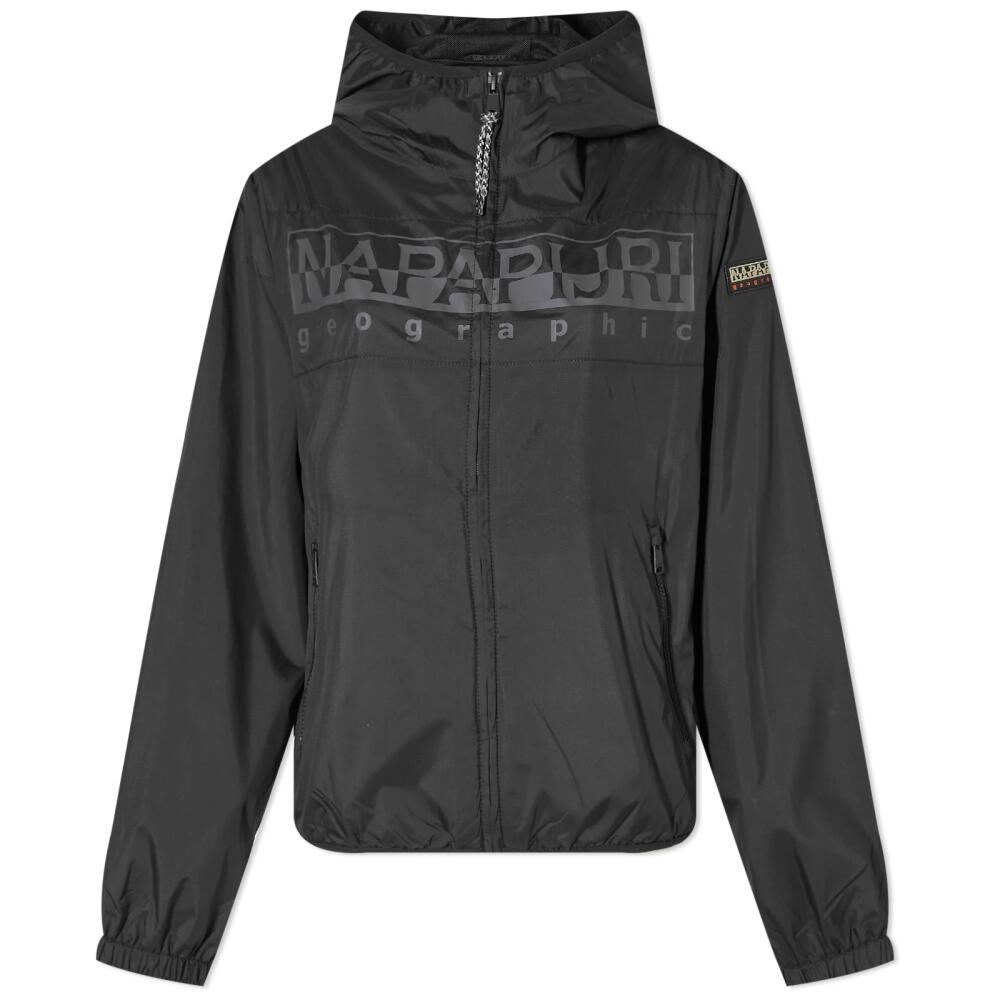 Napapijri Women's Raymi Logo Zip Jacket in Black Cover