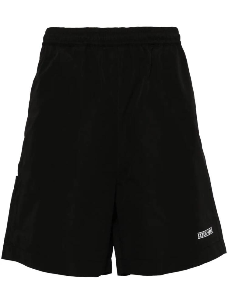 izzue elasticated waistband shorts - Black Cover