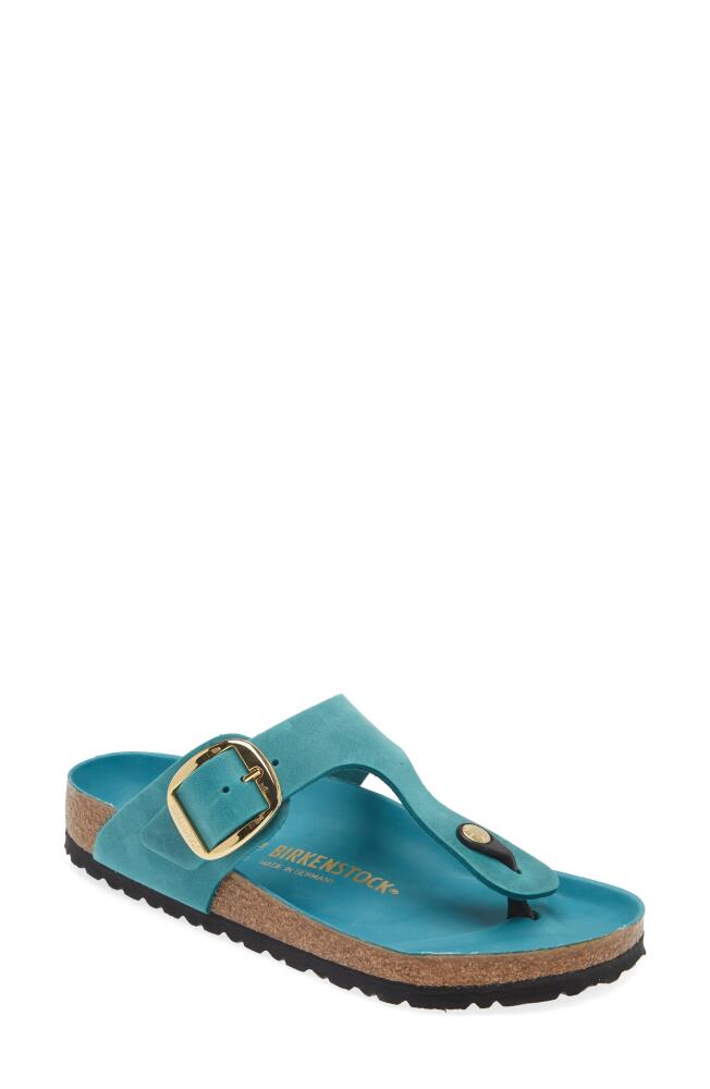 Birkenstock Gizeh Big Buckle Flip Flop in Biscay Bay Cover