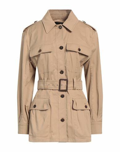 Dolce & gabbana Woman Jacket Beige Cotton, Elastane, Goat skin, Zamak, Polyester Cover