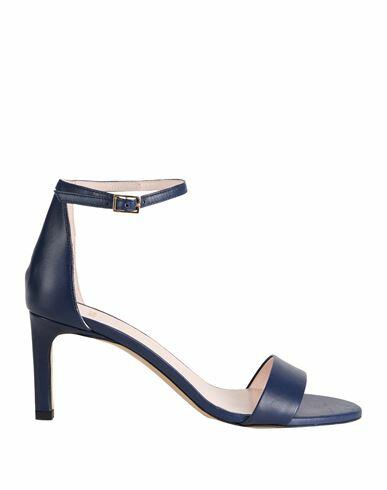 Boss Woman Sandals Midnight blue Soft Leather Cover