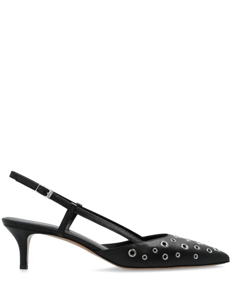 ISABEL MARANT Pilia 50mm leather pumps - Black Cover