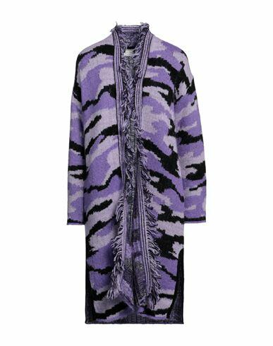 No-nà Woman Cardigan Light purple Acrylic, Mohair wool, Polyamide Cover