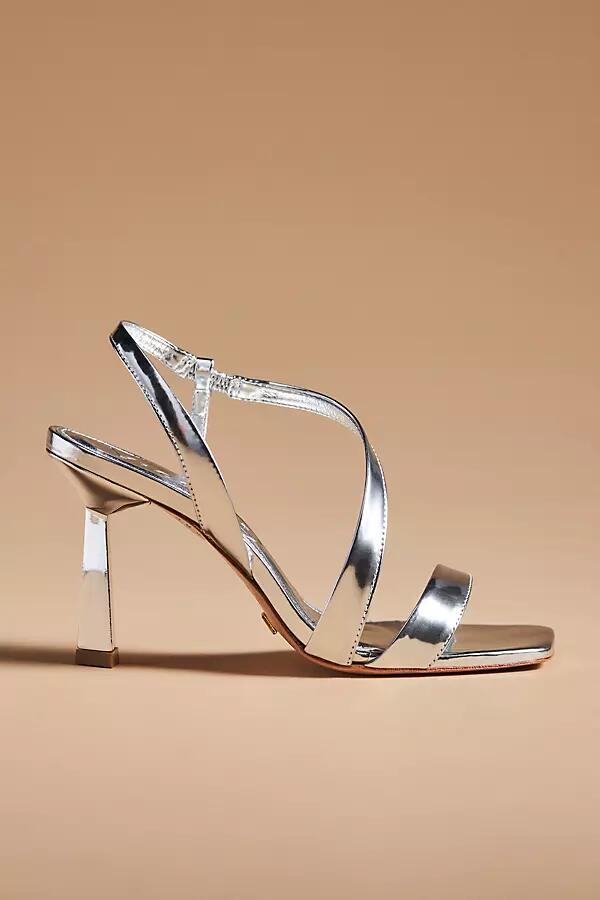 Vicenza Asymmetrical Strappy Heels Cover