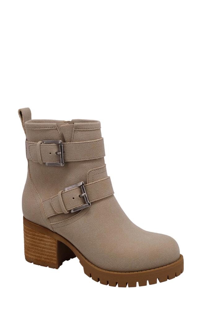 MIA Jessi Platform Bootie in Sand Cover