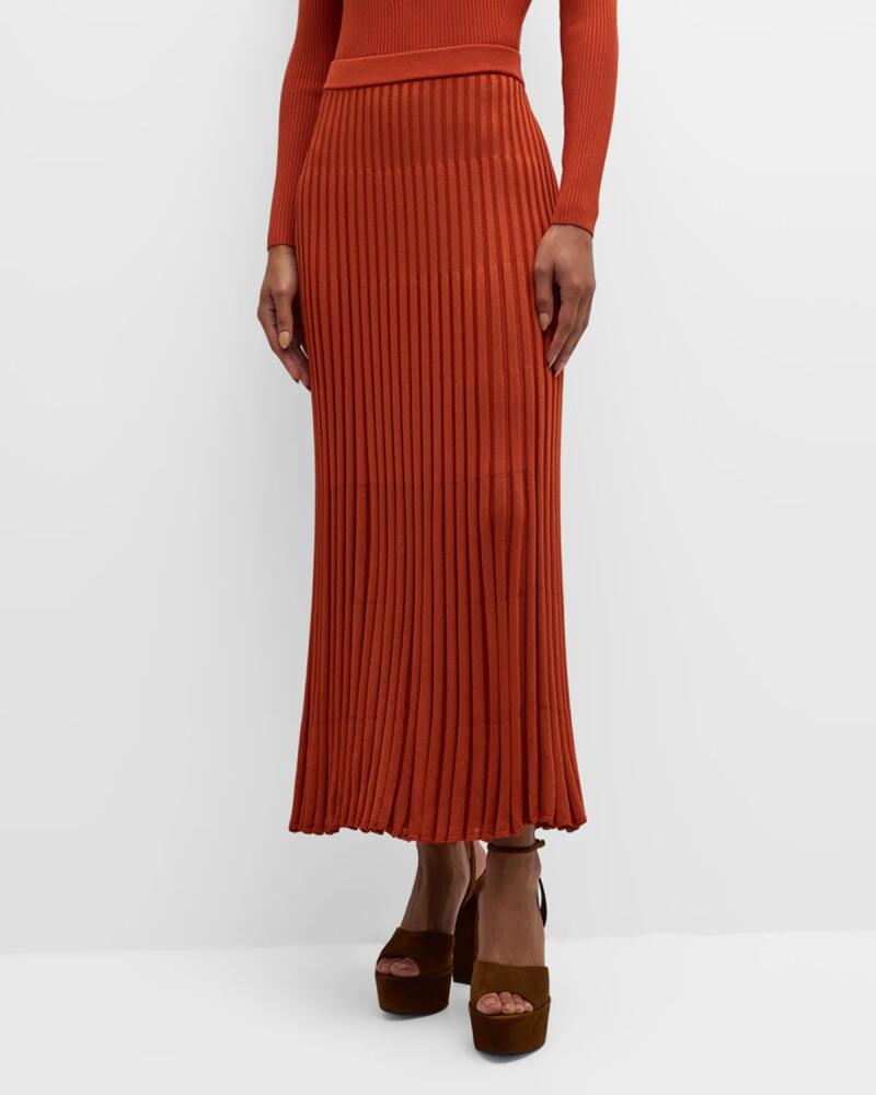 Zimmermann Pleated Midi Skirt Cover