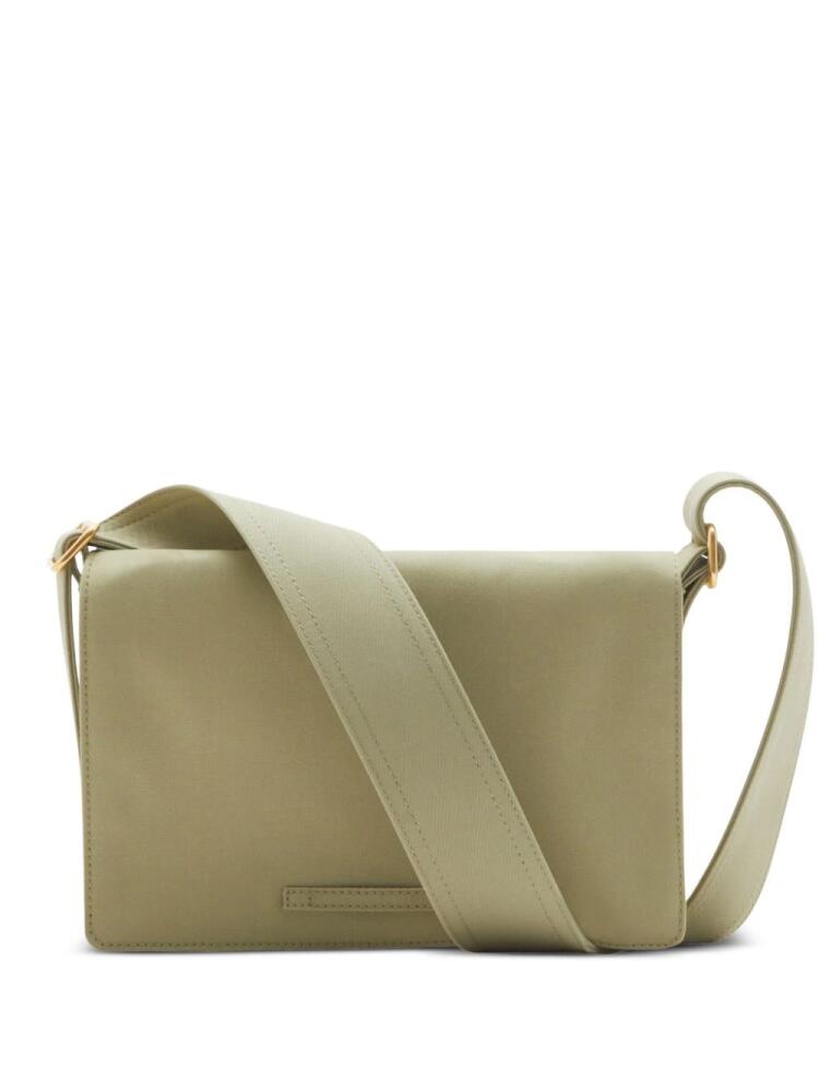 Burberry EKD-embroidered twill shoulder bag - Neutrals Cover